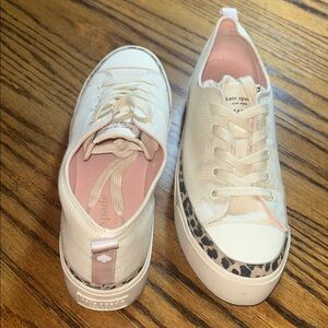 9B Kate Spade Kaia Platform Canvas Sneakers